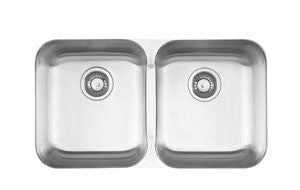 Kindred QDUA1831 Double bowl undermount 20 gauge