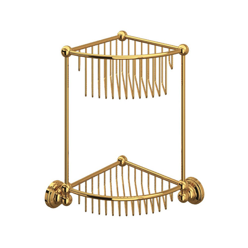 Perrin & Rowe Two Tier Corner Basket
