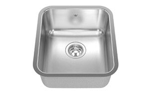Kindred QSUA1816 Single bowl undermount 20 gauge