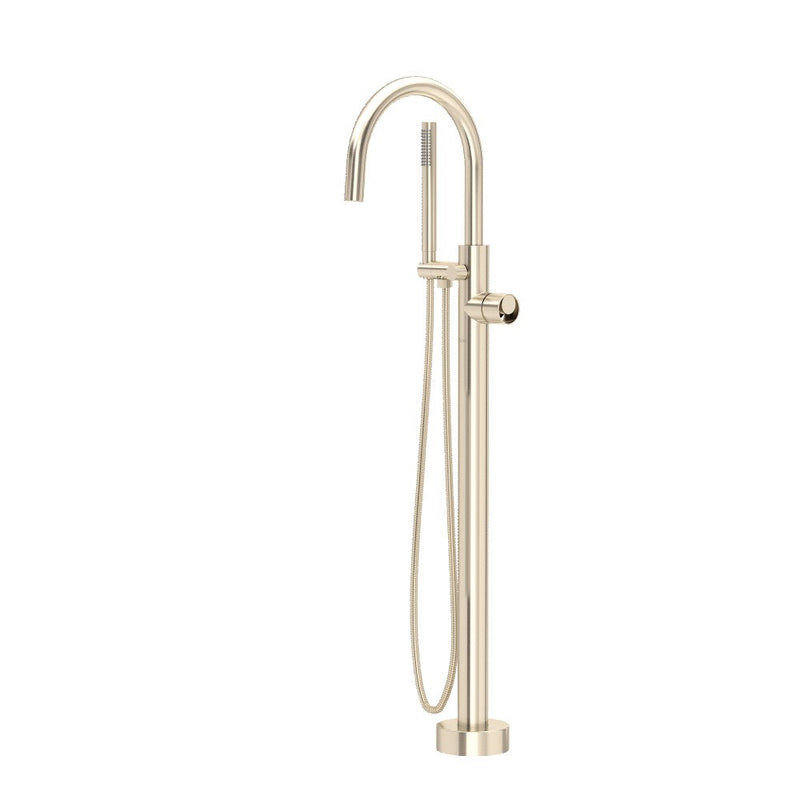 ROHL Eclissi Single Hole Floor-mount Tub Filler Trim With C-Spout