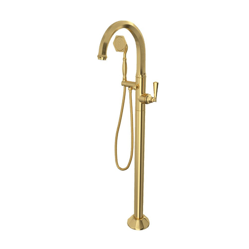 ROHL Palladian Single Hole Floor-mount Tub Filler Trim