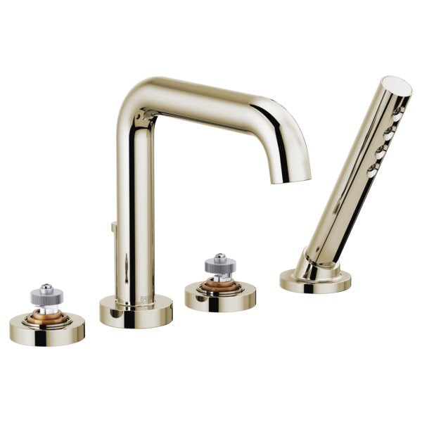 BRIZO LITZE T67435 4 HOLE ROMAN TUB WITH HANDSHOWER