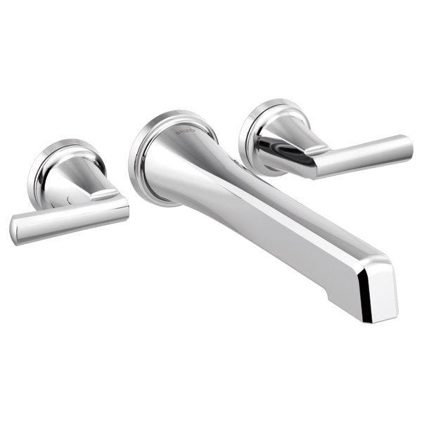 BRIZO LEVOIR T70498 TWO HANDLE WALL MOUNT TUB FILLER