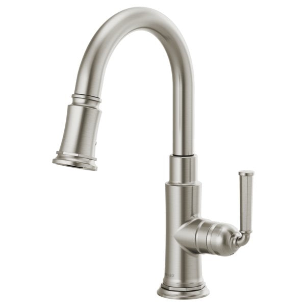 BRIZO ROOK 63974LF SINGLE HANDLE PULL-DOWN PREP KITCHEN FAUCET