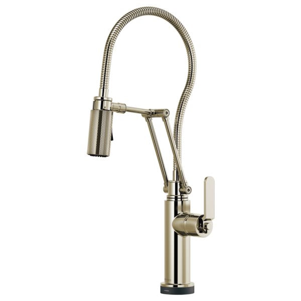 BRIZO LITZE 64144LF SMARTTOUCH ARTICULATING FAUCET WITH INDUSTIRAL HANDLE AND FI
