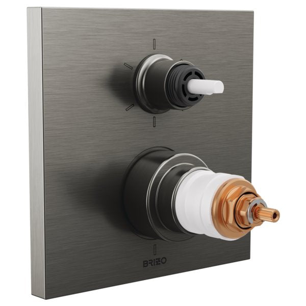 BRIZO FRANK LLOYD WRIGHT T75622-LHP THERM W/INT 6F DIV TRIM - LESS HANDLES