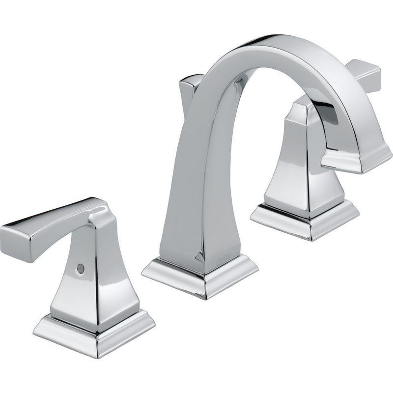 DELTA DRYDEN 3551-MPU-DST TWO HANDLE WIDESPREAD LAVATORYFAUCET