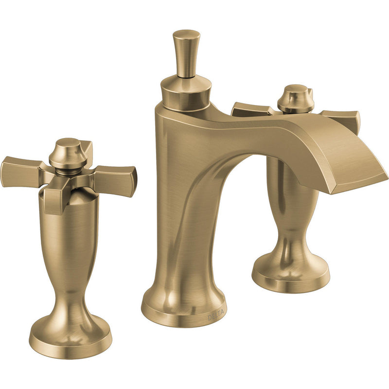 DELTA DORVAL 3557-MPU-DST WIDESPREAD BATHROOM FAUCET