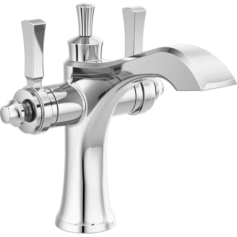 DELTA DORVAL 856-DST SINGLE HOLE MONOBLOCK BATHROOM FAUCET