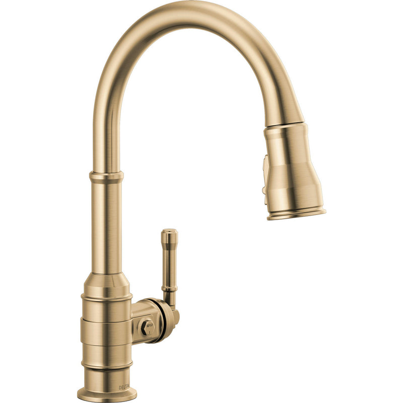 DELTA BRODERICK 9190-DST PULL-DOWN KITCHEN W/SHIELDSPRAY 1L