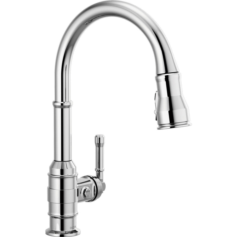 DELTA BRODERICK 9190-DST PULL-DOWN KITCHEN W/SHIELDSPRAY 1L