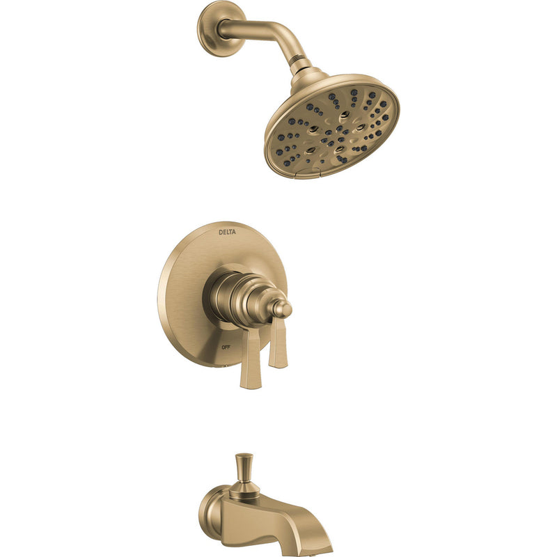 DELTA DORVAL T17T456 17 THERMOSTATIC TUB AND SHOWER TRIM
