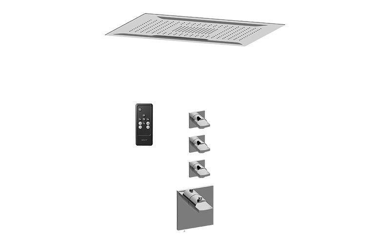Graff AQ4.000SC-C14E0-T Ceiling-Mount Shower System - Trim