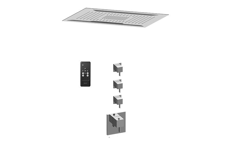 Graff AQ4.000SC-LM39E0-T Ceiling-Mount Shower System - Trim