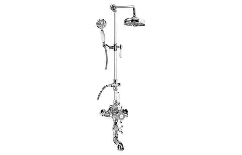 Graff CD4.01-LC1S Exposed Thermostatic Shower System with Handshower - Rough and Trim
