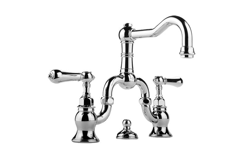 Graff G-3800-LM34 Adley Widespread Bridge Lavatory Faucet