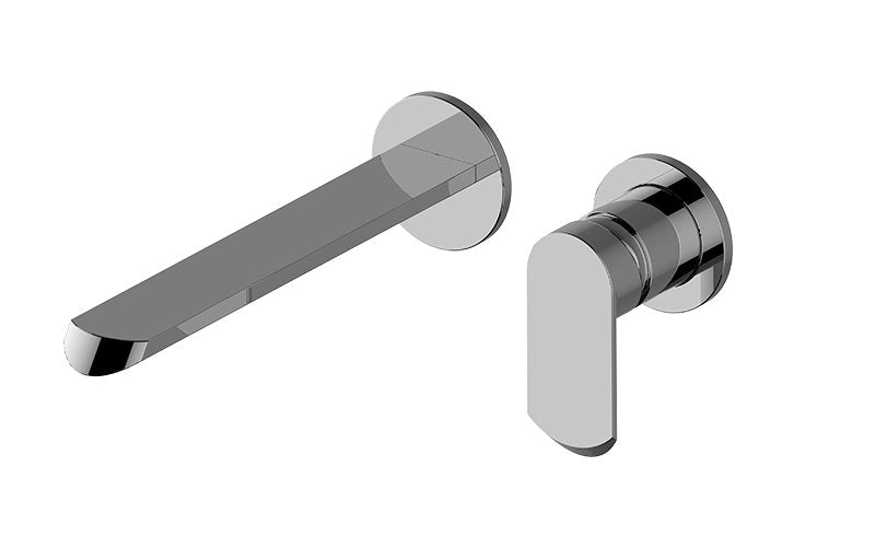 Graff G-6639-LM45W Phase Wall-mounted Lavatory Faucet - 91/4" Spout - Rough and Trim