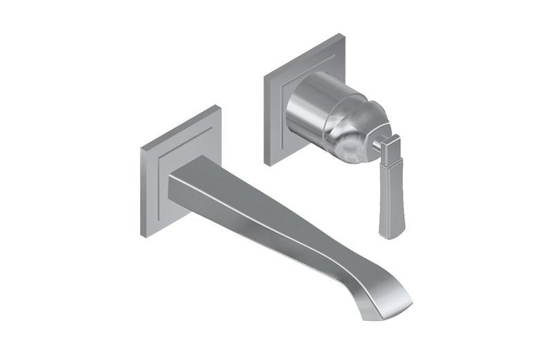 Graff G-6835-LM47W-T Finezza Wall Mount Lavatory Faucet - 7 1/2" Spout - Trim Only