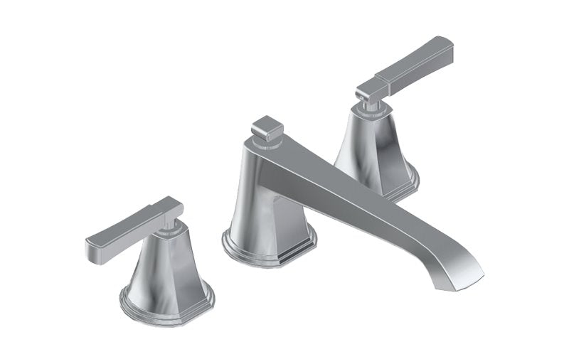Graff G-6850-LM47B Finezza UNO Roman Tub Set with Lever Handle - Rough and Trim