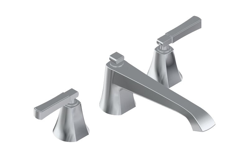 Graff G-6852-LM47B-T Finezza DUE Roman Tub Set with Lever Handle - Trim Only