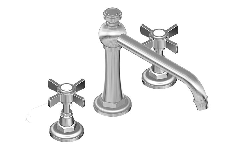 Graff G-6950-C16B-T Camden  Roman Tub Set with Cross Handle - Trim Only