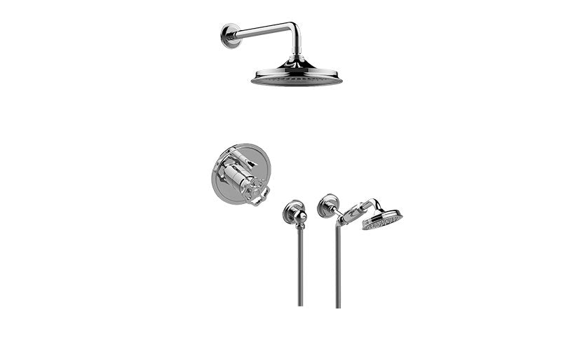 Graff G-7220-C18B Contemporary Pressure Balancing Shower Set - Rough and Trim