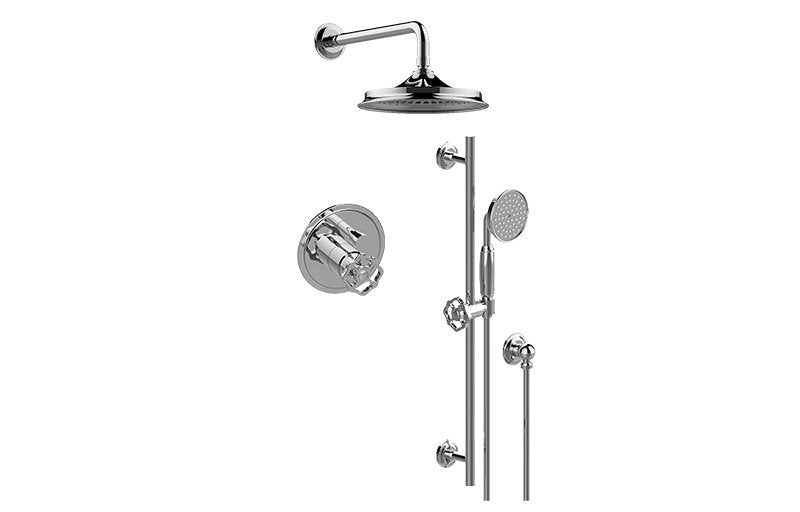 Graff G-7226-C18B-T Contemporary Pressure Balancing Shower Set - Trim Only