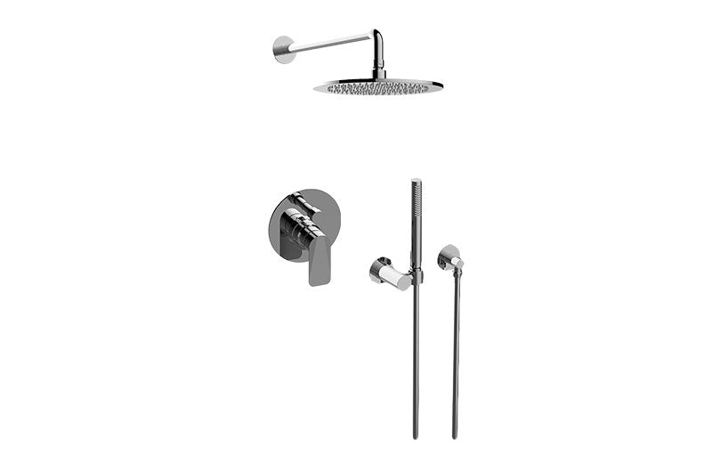 Graff G-7278-LM59S Contemporary Pressure Balancing Shower Set - Rough and Trim