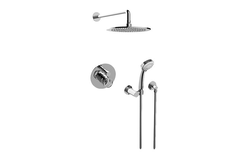 Graff G-7279-C19B-T Contemporary Pressure Balancing Shower with Handshower - Trim Only