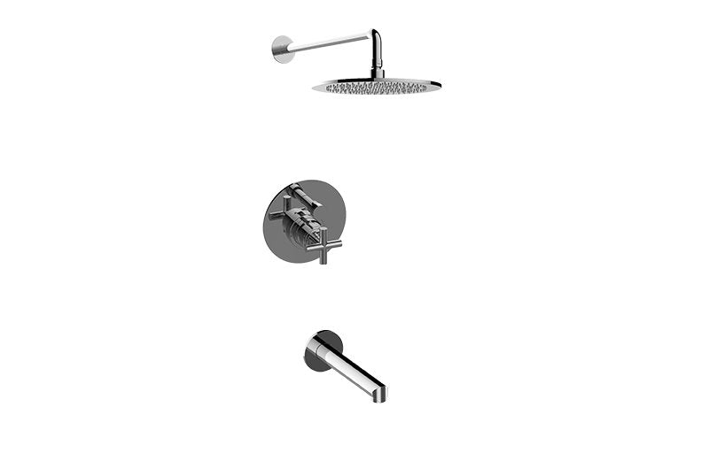 Graff G-7284-C17B Contemporary Pressure Balancing Shower Set - Rough and Trim