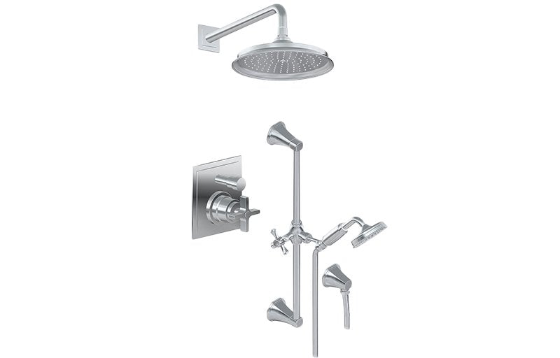 Graff G-7287-C15S Contemporary Pressure Balancing Shower Set - Rough and Trim