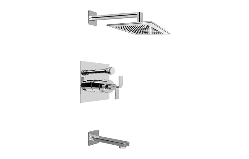 Graff G-7290-C9S Contemporary Pressure Balancing Shower Set - Rough and Trim