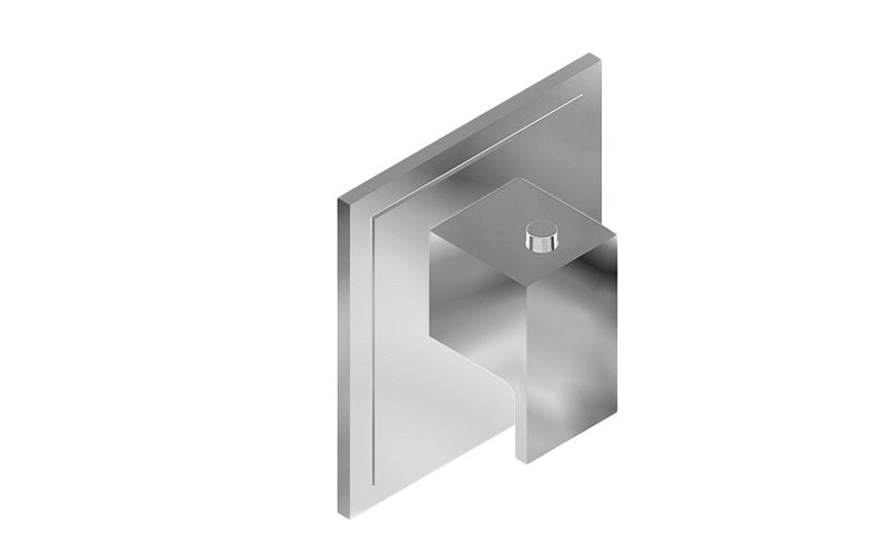 Graff G-8021-LM31E-T M-Series Transitional Square Thermostatic Trim Plate with Solar Handle