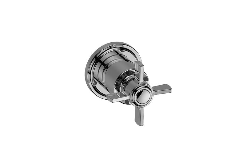 Graff G-8034-C16E1-T M-Series Transitional Stop/Volume Trim Plate with Cross Handle