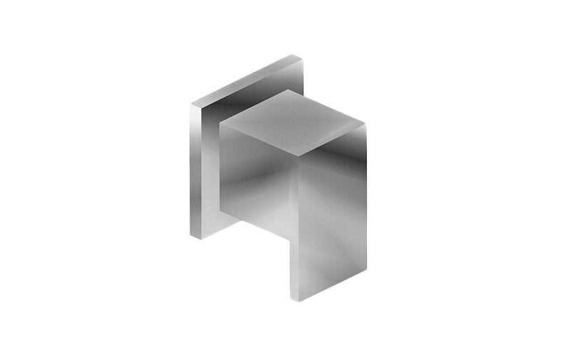 Graff G-8098-LM31E1-T M-Series Square Stop/Volume Control Trim Plate with Solar Handle