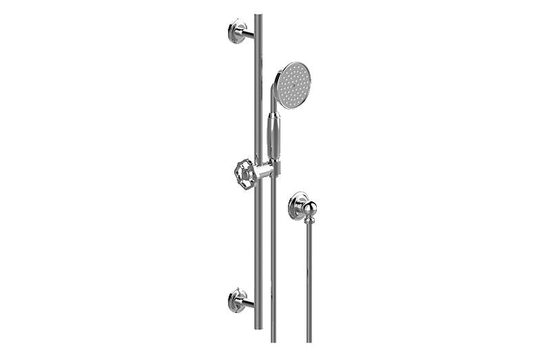 Graff G-8676 Finezza Handshower with Vintage Wall-Mounted Slide Bar