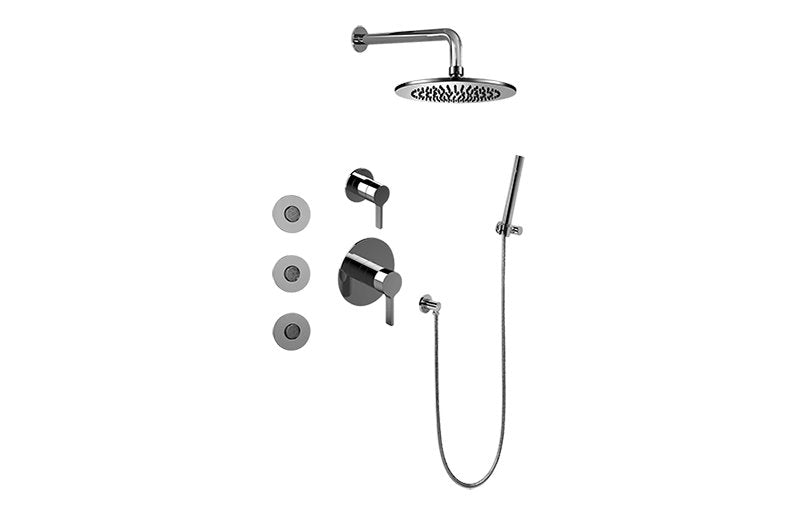Graff GB5.122A-LM46S Full Thermostatic Shower System with Diverter Valve