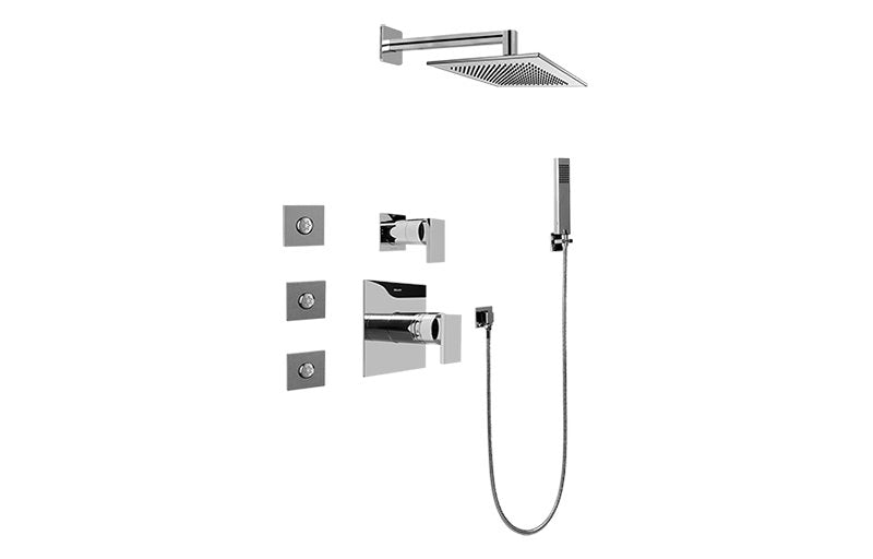 Graff GC5.122A-LM31S-T Full Thermostatic Shower System with Transfer Valve - Trim Only