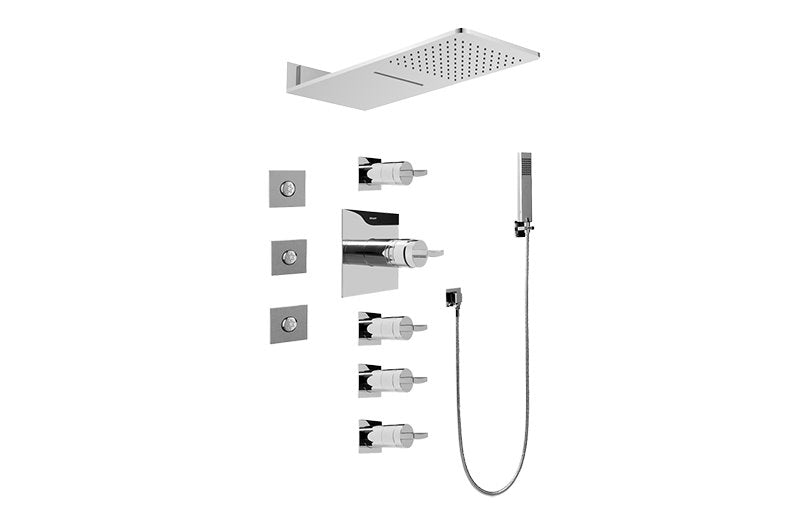 Graff GH1.123A-C14S Full Square Thermostatic Shower System