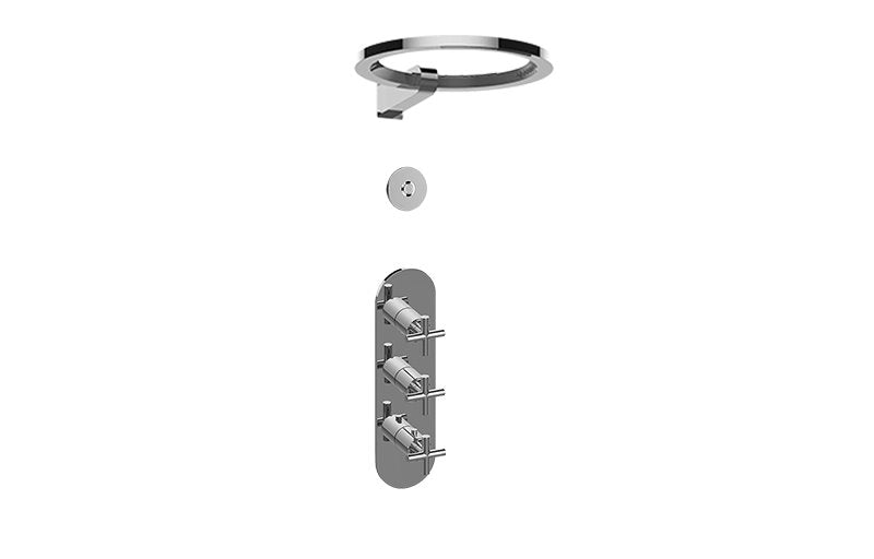 Graff GL3.009WB-C17E0-T M-Series Thermostatic Set with Ametis Ring - Trim Only