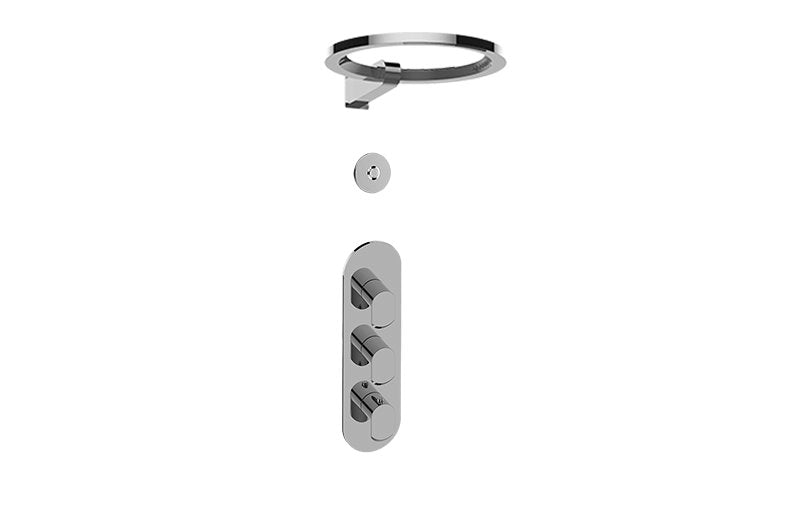 Graff GL3.009WB-LM45E0 M-Series Thermostatic Set with Ametis Ring - Rough and Trim