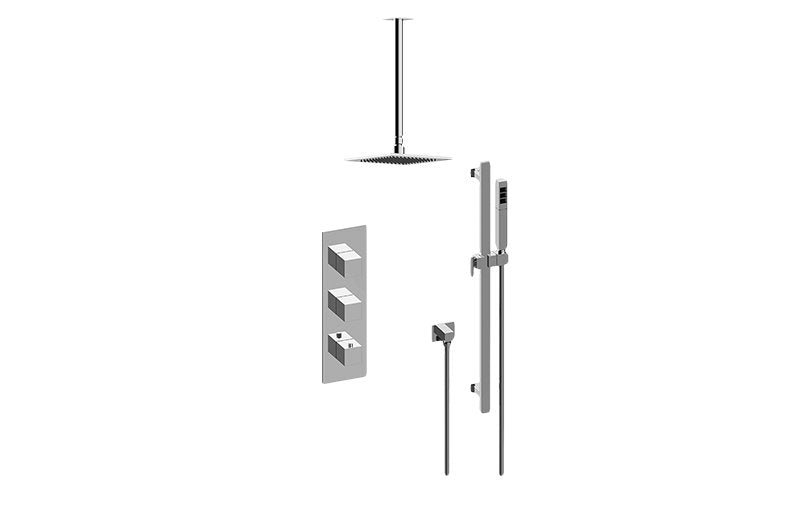 Graff GM3.011WB-SH0-T M-Series Thermostatic Shower System - Shower with Handshower - Trim Only