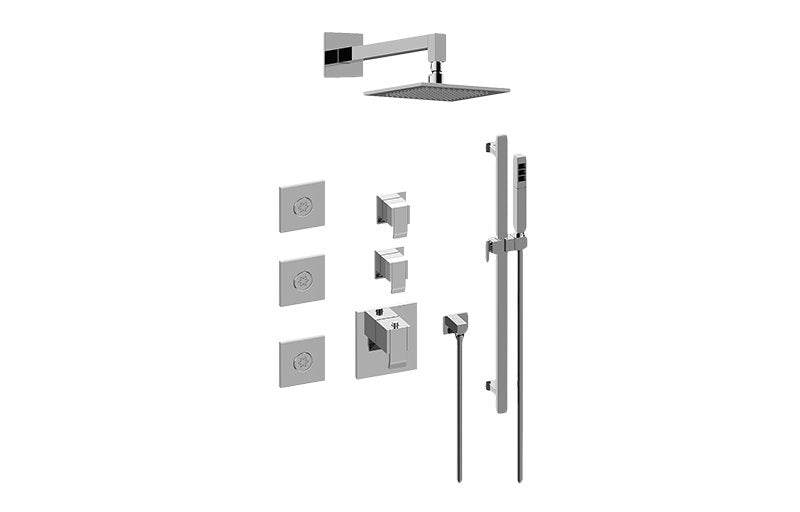 Graff GM3.112SH-LM38E0 M-Series Full Thermostatic Shower System - Rough and Trim
