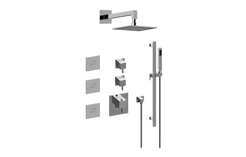 Graff GM3.112SH-LM39E0 M-Series Full Thermostatic Shower System - Rough and Trim