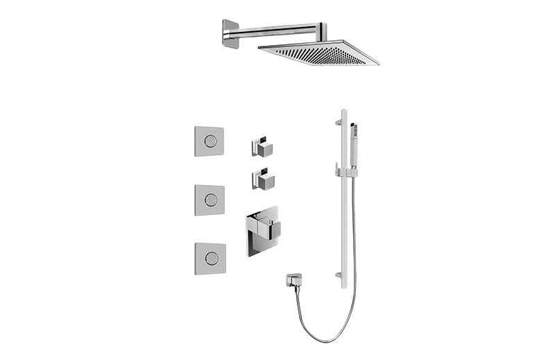 Graff GM3.112SH-SH0 M-Series Full Thermostatic Shower System - Rough and Trim