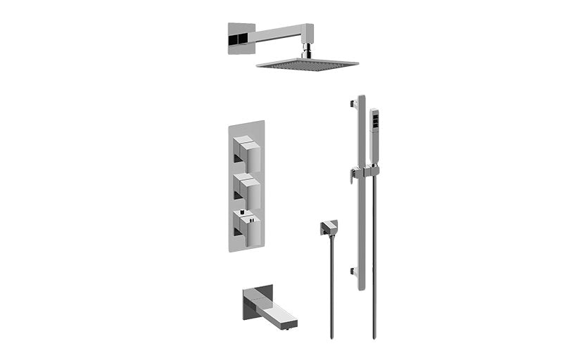 Graff GM3.612WT-LM36E0 M-Series Full Thermostatic Shower System - Rough and Trim