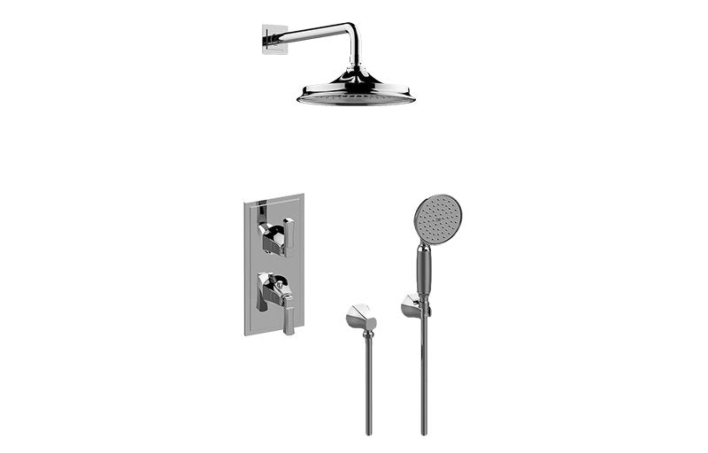 Graff GR2.022WD-LM47E0-T M-Series Thermostatic Shower System - Shower with Handshower - Trim Only