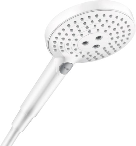 HANSGROHE RAINDANCE SELECT S 120 3 JET POWDER RAIN HANDSHOWER, 1.8 GPM