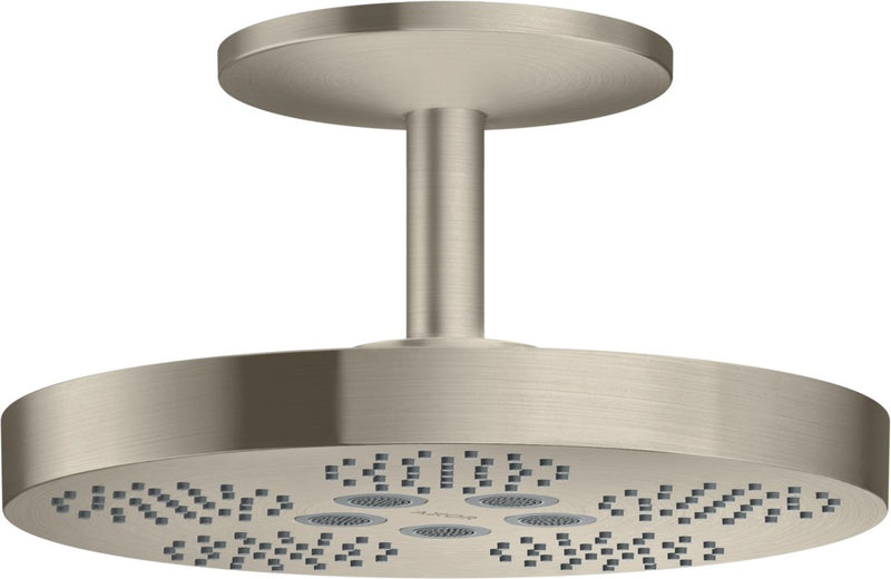 AXOR SHOWERHEAD 280 2-JET WITH CEILING MOUNT TRIM 1.75 GPM