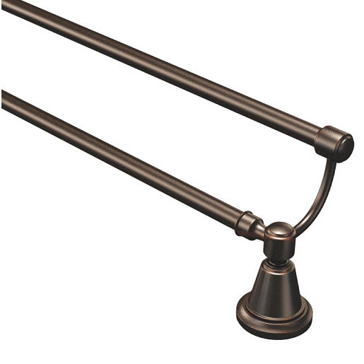 MOEN BRADSHAW 24 DOUBLE TOWEL BAR